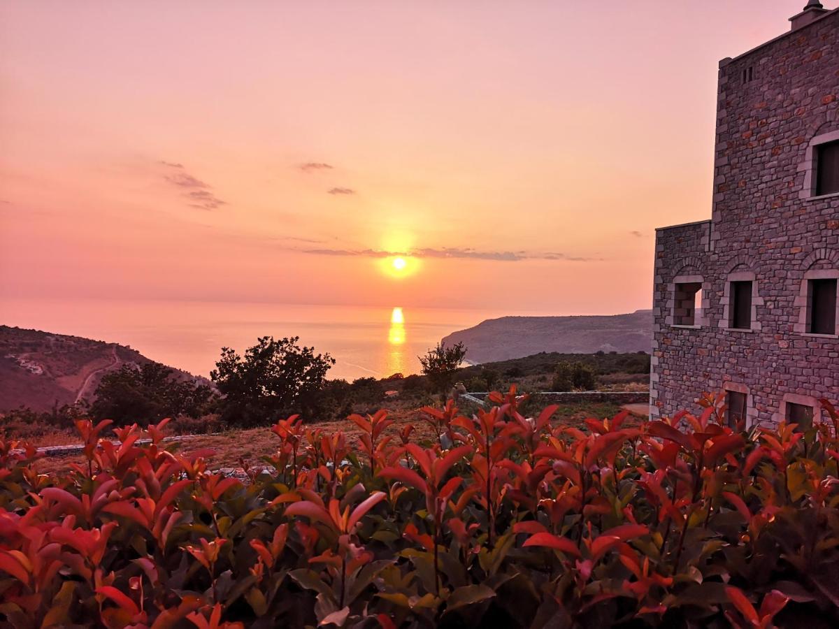 Sunset View Stone House, Areopoli Mani 빌라 외부 사진